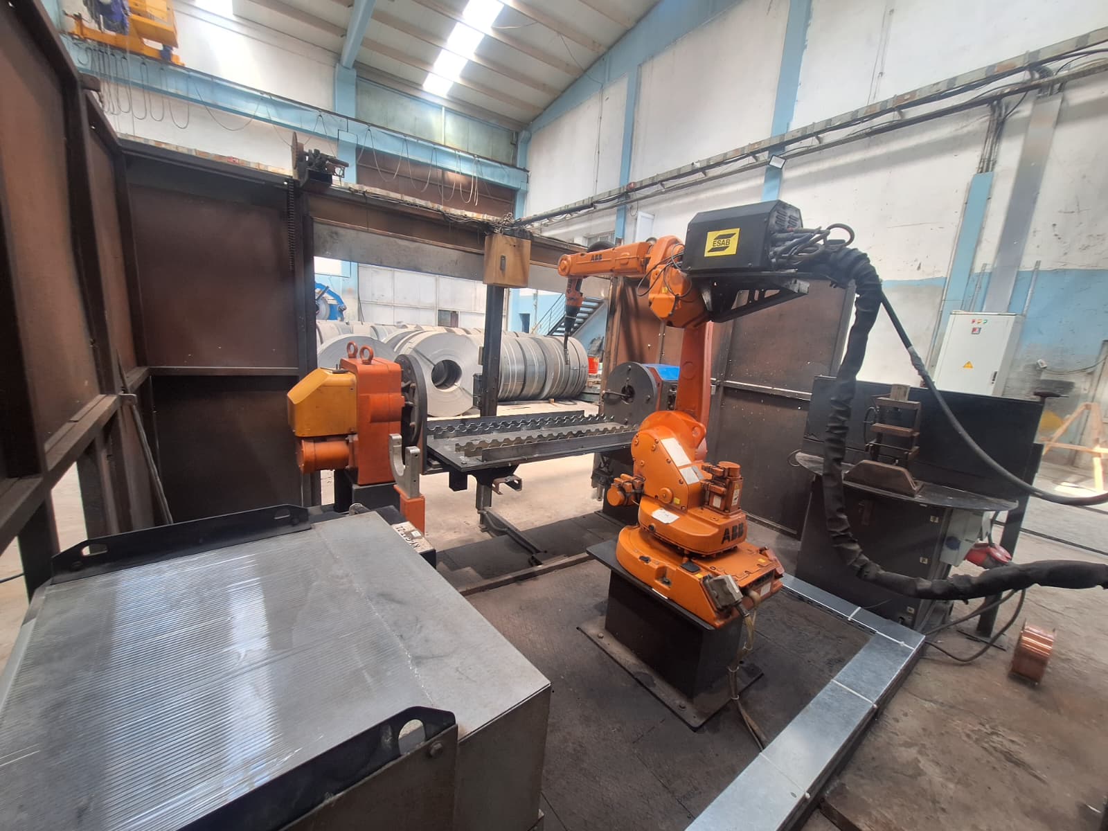 Bakım öncesi robot hücresi